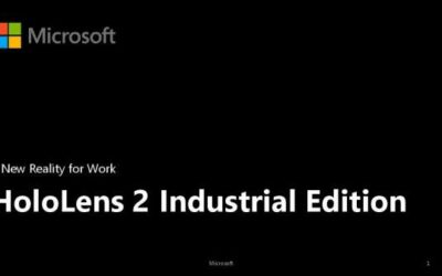 HoloLens 2 Industrial Edition: A New Reality for Work