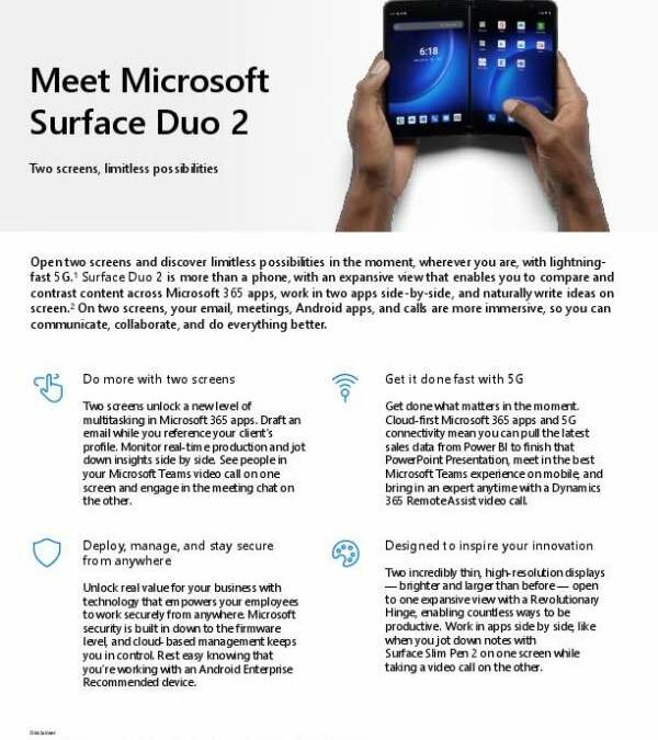 Meet Microsoft Surface Duo 2