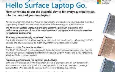 Surface Laptop Go: Goodbye Desktop