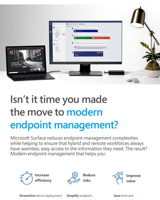 Isn’t it time you made the move to modern endpoint management?